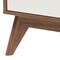 Baxton Studio Calypso MidCentury Modern TwoTone White and Walnut Brown Finished Wood 3Piece Storage Set 221-7504-7501-7502-ZORO - alternate 4